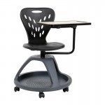 Flash Furniture Laikyn Mobile Desk Chair - Black YU-YCX-019-BK-GG