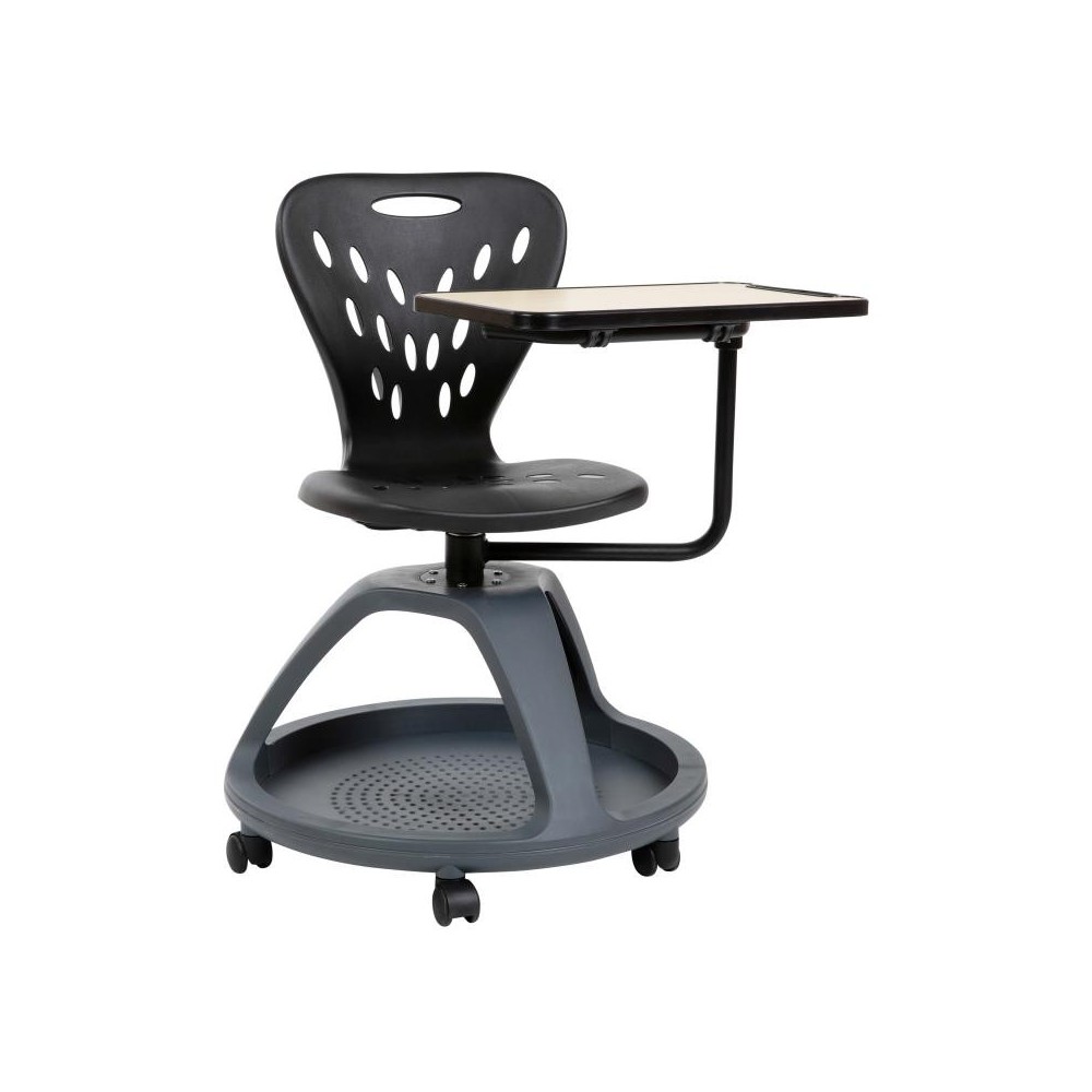 Flash Furniture Laikyn Mobile Desk Chair - Black YU-YCX-019-BK-GG