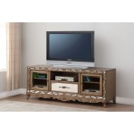 ACME Orianne TV Stand, Antique Gold