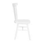 Flash Furniture Ingrid 2PK White Spindle Back Chair ZH-8101WR-WH-2-GG