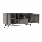 Makena Sideboard Buffet in Grey Acacia Wood
