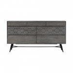 Makena 6 Drawer Dresser in Grey Acacia Wood