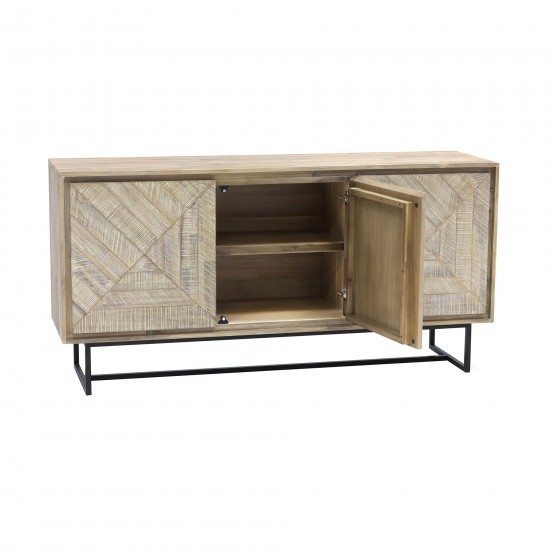 Peridot Sideboard Buffet in Natural Acacia Wood