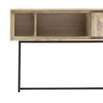 Peridot 1 Drawer Console Table in Natural Acacia Wood