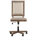 ACME Orianne Executive Office Chair, Champagne PU & Antique Gold