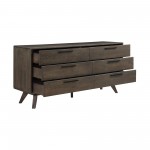 Astoria Oak Dresser for Bedroom with 6 Drawers