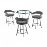 Naomi and Chelsea 4-Piece Counter Height Dining Set