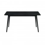 Westmont 59" Rectangular Dining Table in Black Wood