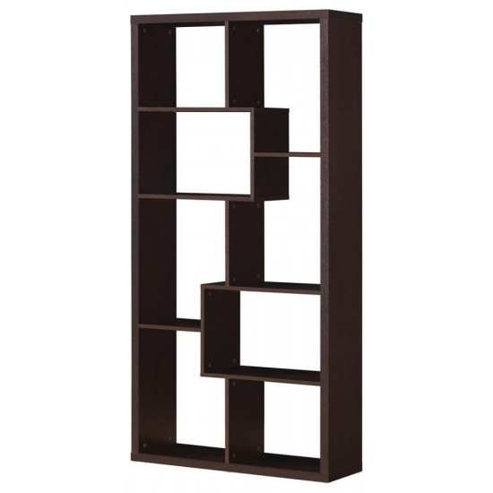 ACME Mileta Bookcase, Cappuccino