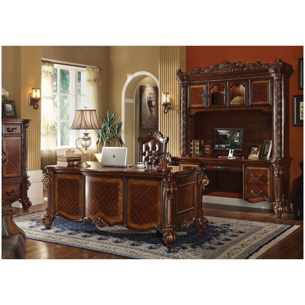 ACME Vendome Executive Desk, Cherry ACME Vendome Executive Desk, Cherry
