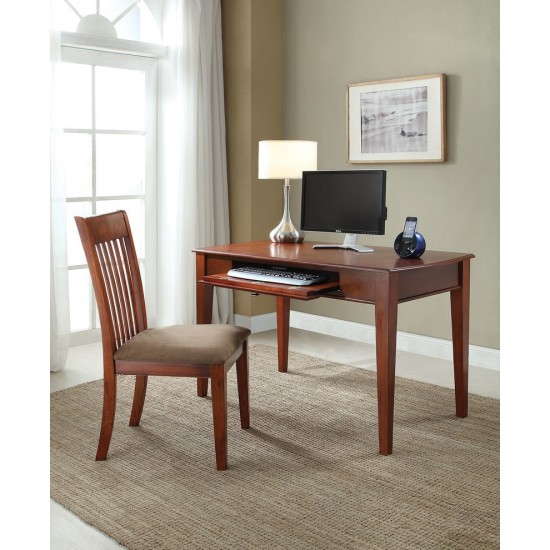 ACME Venetia 2Pc Pack Desk & Chair, Oak Finish