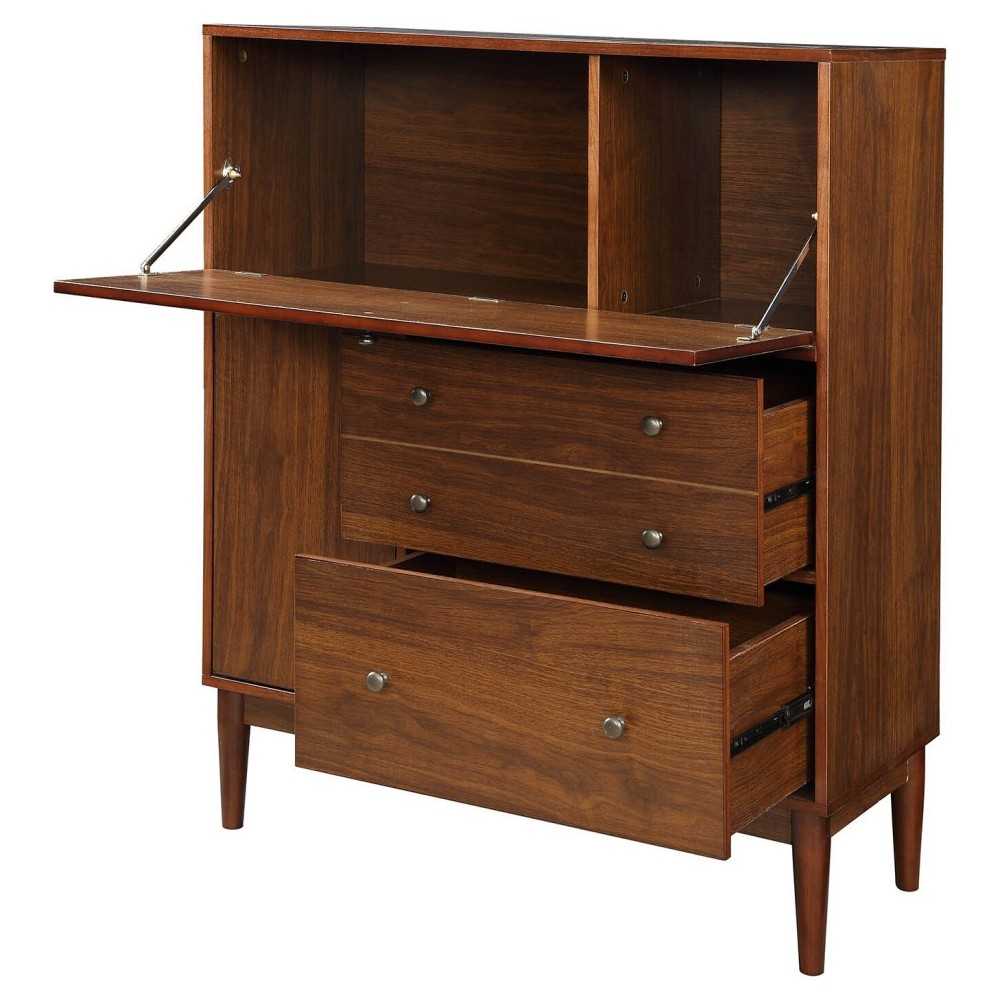 ACME Mullener Office Armoire, Walnut