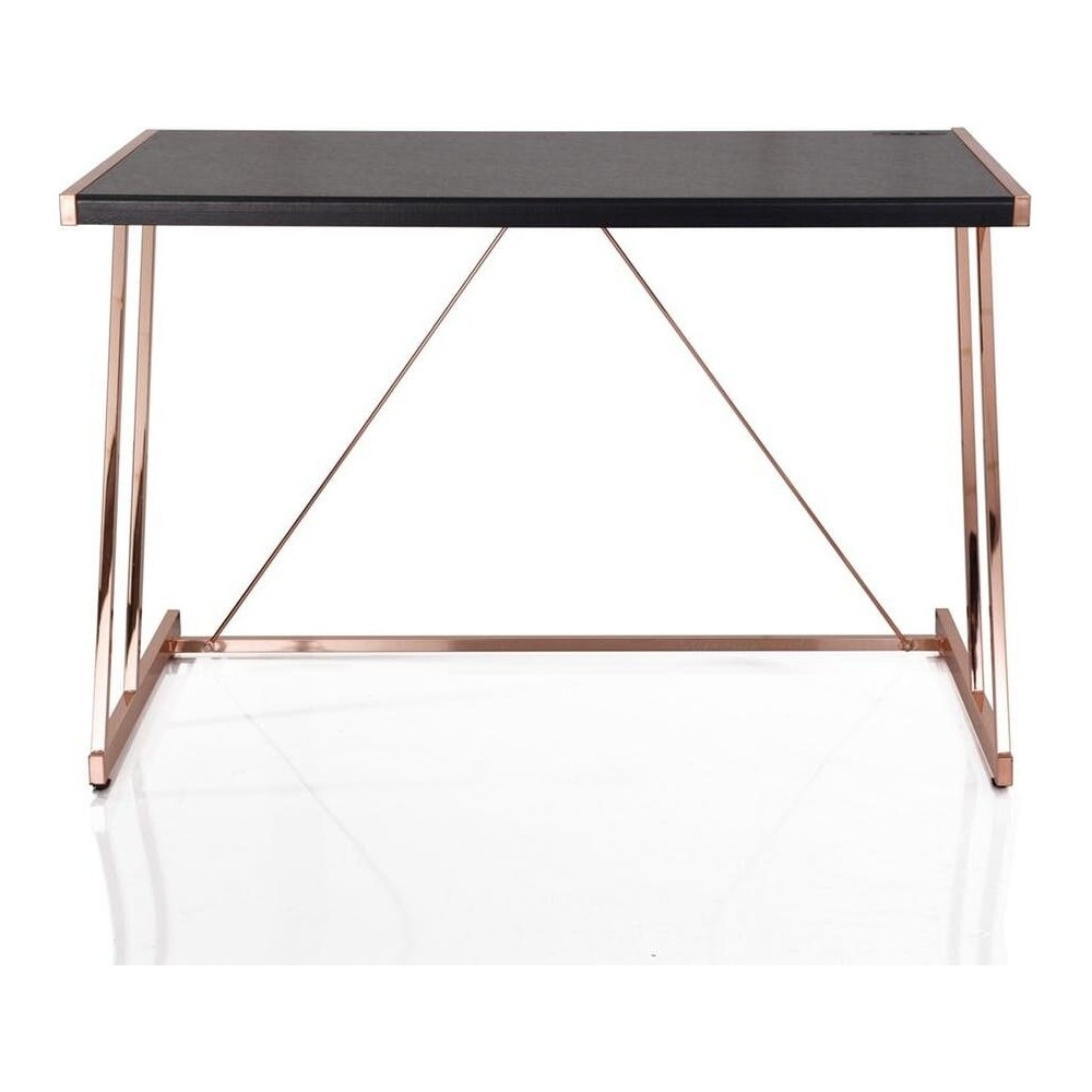 ACME Finis Desk (USB Dock), Black & Rose Gold