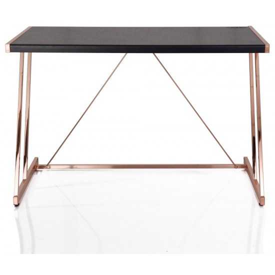 ACME Finis Desk (USB Dock), Black & Rose Gold