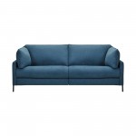 Juliett 80" Modern Blue Fabric Power Reclining Sofa