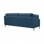 Juliett 80" Modern Blue Fabric Power Reclining Sofa