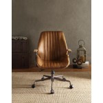 ACME Hamilton Executive Office Chair, Coffee Top Grain Leather