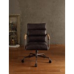 ACME Harith Executive Office Chair, Antique Slate Top Grain Leather