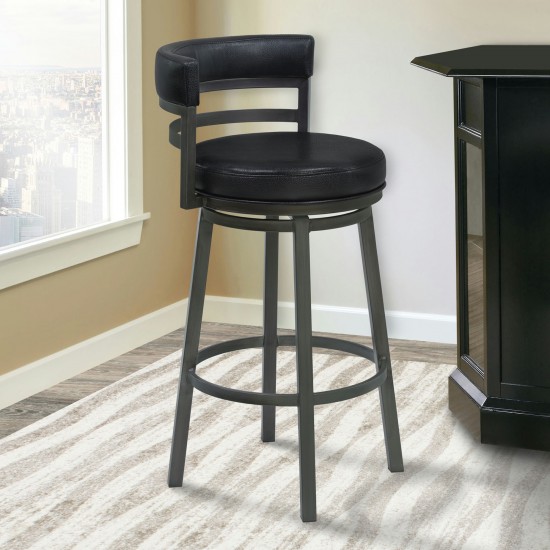 Titana 26" Counter Height Metal Swivel Barstool