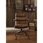 ACME Harith Executive Office Chair, Vintage Whiskey Top Grain Leather