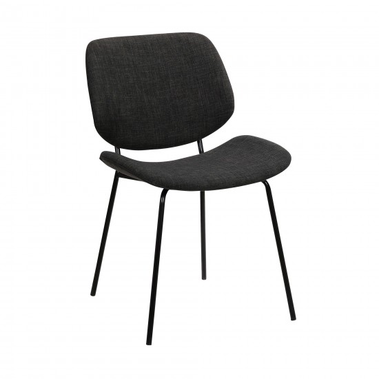 Quest Charcoal Modern Dining Accent Chair