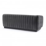 Kinsley Dark Gray Modern Velvet Sofa