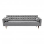 Somerset Gray Velvet Mid Century Modern Sofa