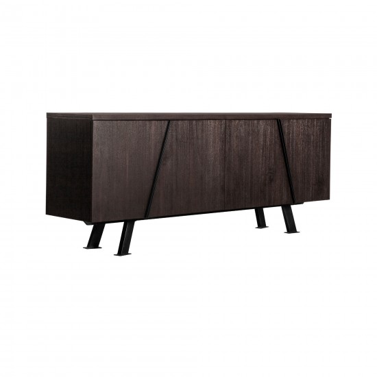 Pirate Brown Acacia Sideboard Cabinet