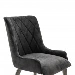 Alana Midnight Upholstered Dining Chair - Set of 2