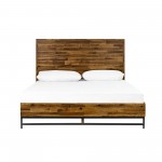 Cusco Rustic Acacia Platform Queen Bed