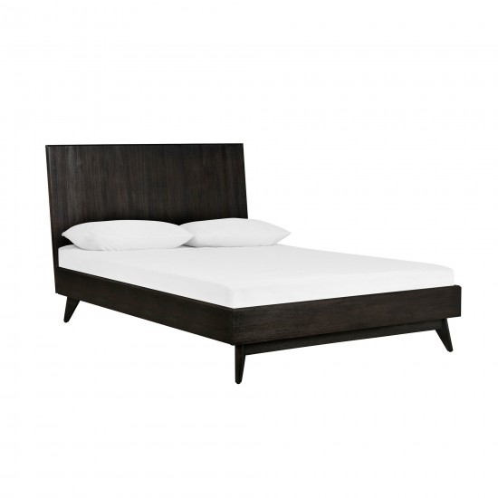 Baly Acacia Mid-Century Platform Queen Bed