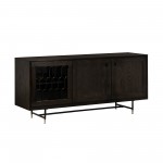 Gatsby Oak and Metal Buffet Cabinet