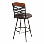 Arden Contemporary 30" Bar Height Barstool in Auburn Bay Finish