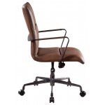 ACME Indra Office Chair, Vintage Chocolate Top Grain Leather