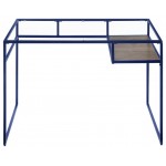 ACME Yasin Desk, Blue & Glass