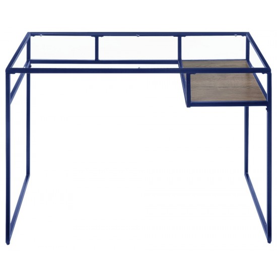 ACME Yasin Desk, Blue & Glass