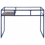 ACME Yasin Desk, Blue & Glass