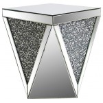 ACME Noralie End Table, Mirrored