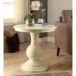 ACME Alyx Accent Table, Antique White