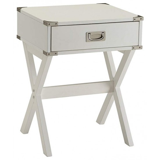 ACME Babs End Table, White