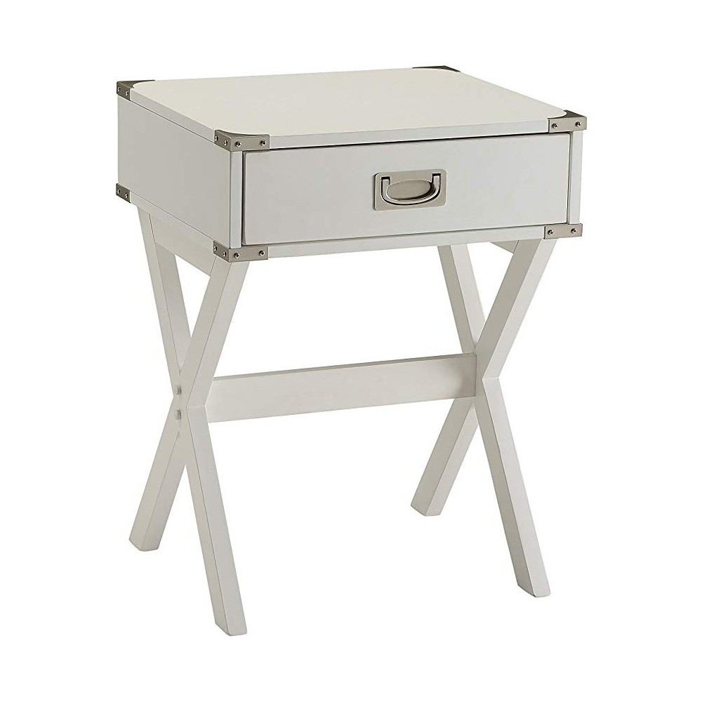 ACME Babs End Table, White