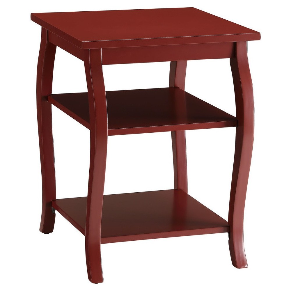 ACME Becci End Table, Red ACME Becci End Table, Red