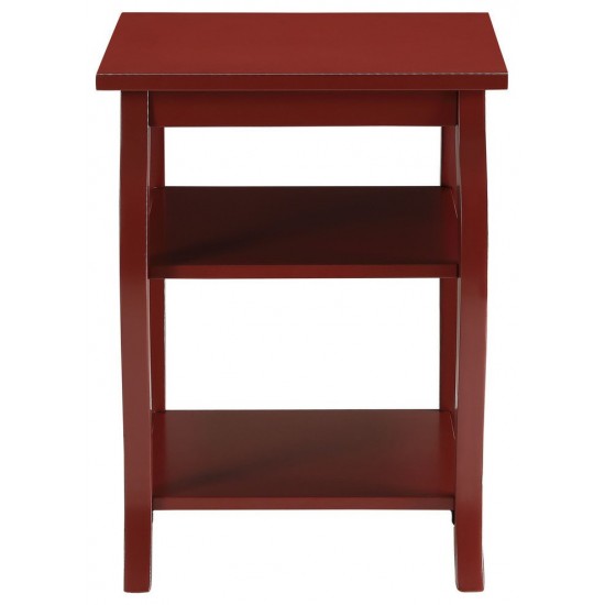 ACME Becci End Table, Red