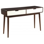 ACME Christa Sofa Table, Espresso & White