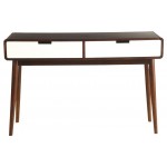 ACME Christa Sofa Table, Espresso & White