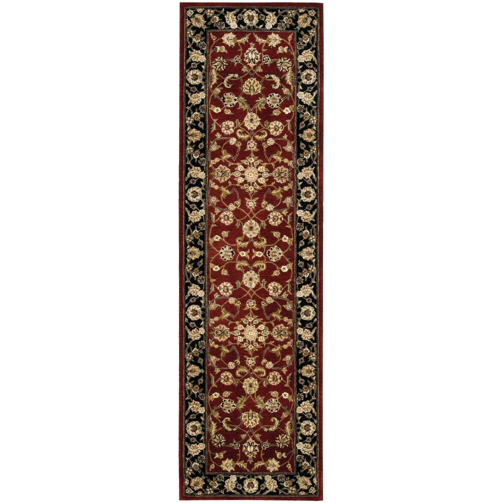 Nourison 2000 2002 Runner Rug, Burgundy, 2'3" x 8'