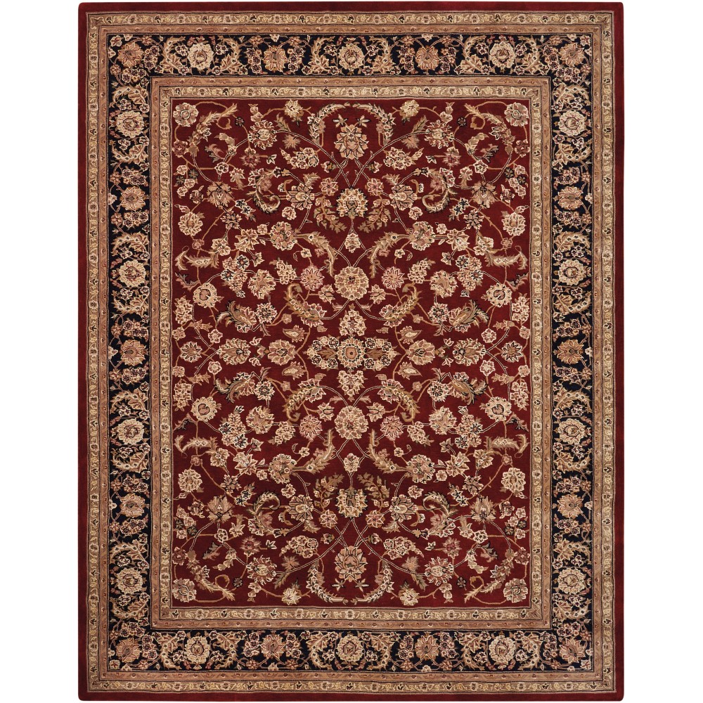 Nourison 2000 2002 Area Rug, Burgundy, 7'9" x 9'9"