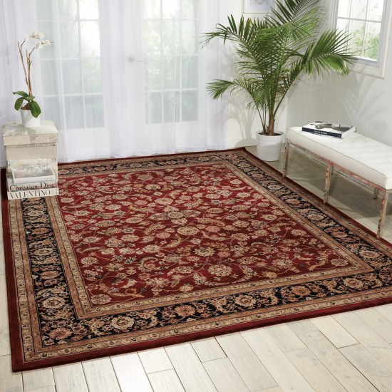 Nourison 2000 2002 Area Rug, Burgundy, 7'9" x 9'9"