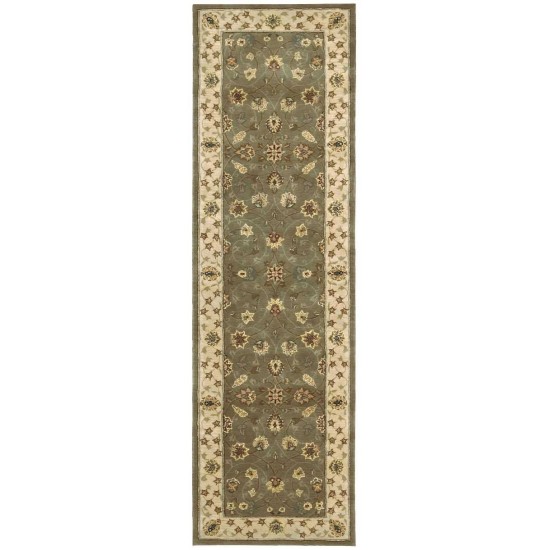 Nourison 2000 2003 Runner Rug, Olive, 2'3" x 8'