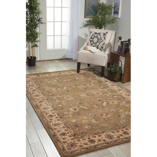 Nourison 2000 2003 Runner Rug, Olive, 2'3" x 8'